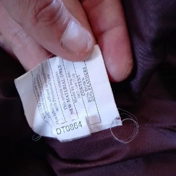 WOMENS COSTCO KIRKLAND SIGNATURE DOWN BROWN PUFFER JACKET - Picture 7 of 9